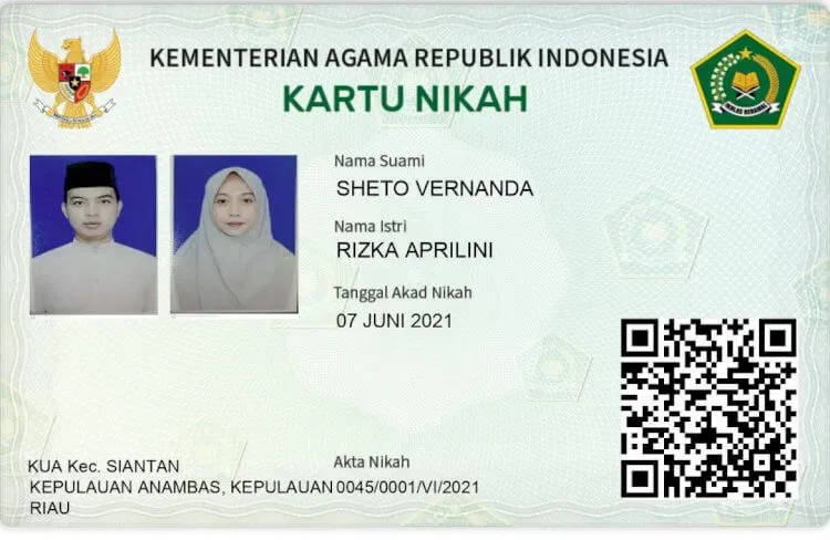 4 langkah mudah bikin Kartu Nikah Digital, tinggal scan QR Code aja !